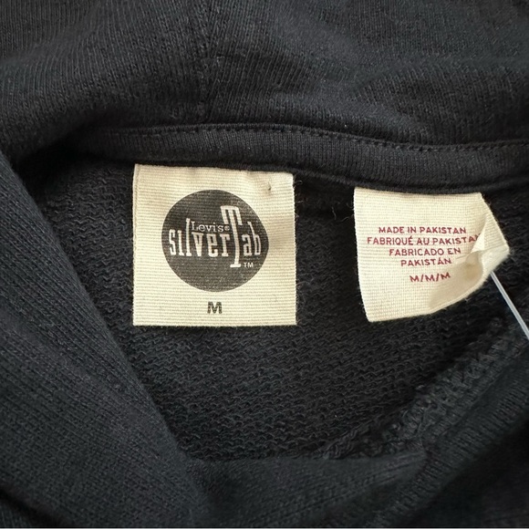 Levi’s Hoodie Womens Silver Tab Black - Picture 10 of 14